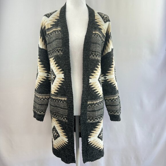 Dreamers Boho Southwest Western Knit Cardigan - Women Medium Large - Picture 1 of 8